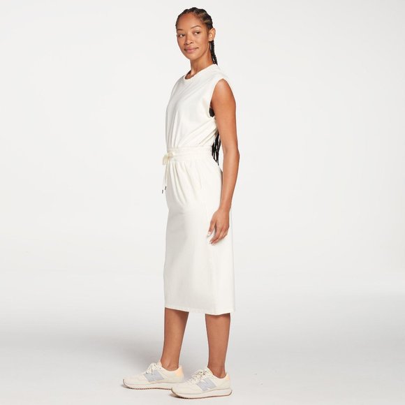 NWT CALIA Women's Extended Shoulder Midi Dress - Picture 4 of 4